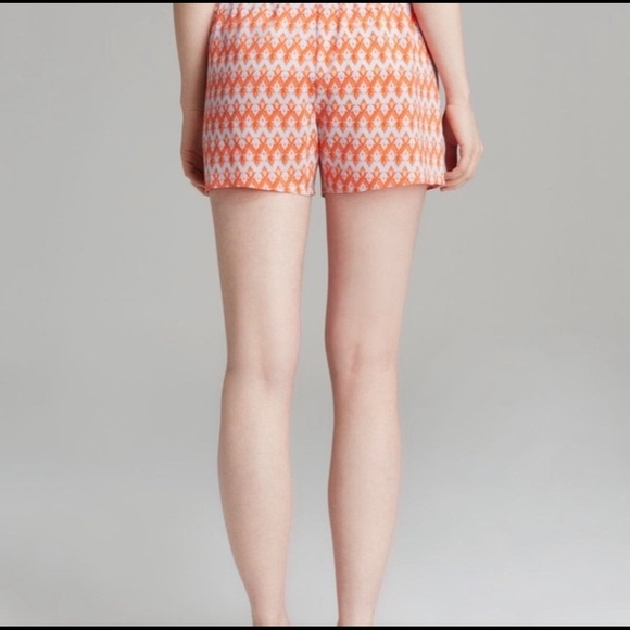 Alice + Olivia Ikat Pattern Elastic Waist Shorts (10) - Picture 2 of 5